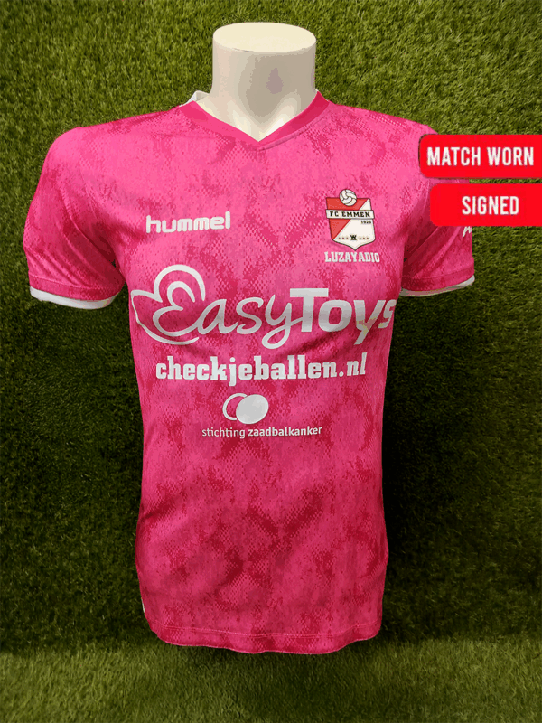 Match Worn Signed FC Emmen -Arnaud Luzayadio 29